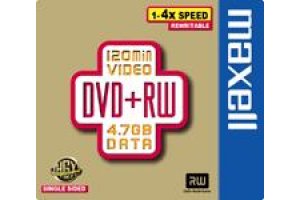 Maxell DVD+RW 4.7Gb data  120 min. rewritable  5-pack