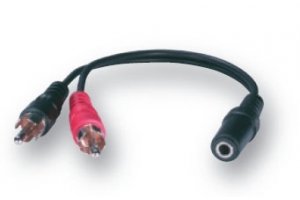 Belkin RCA/3.5MM jack cable 2xRCA-M/3.5MM STEREO-M  3M